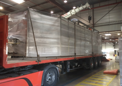 Chargement AubTransport sous Cellophane